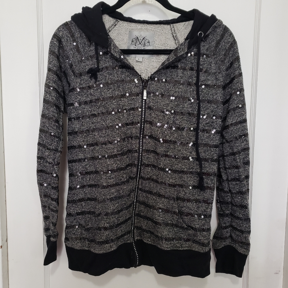 Black & Gray Maurices Premium Zip-up Hoodie